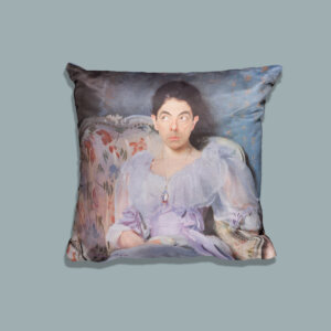 Mr Bean Lady Agnue Cushion