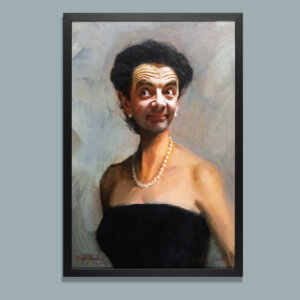 Mr Bean Lady Bean Framed Fine Art Print 16 x 24