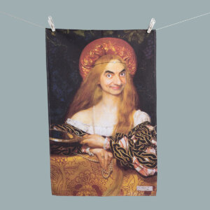 Mr Bean Princess Bean Tea Towel